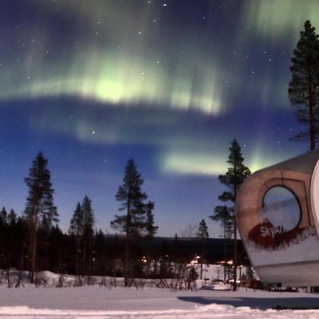 Aurora Borealis Northern Light Ark Hotell Jokkmokk Exteriör bild